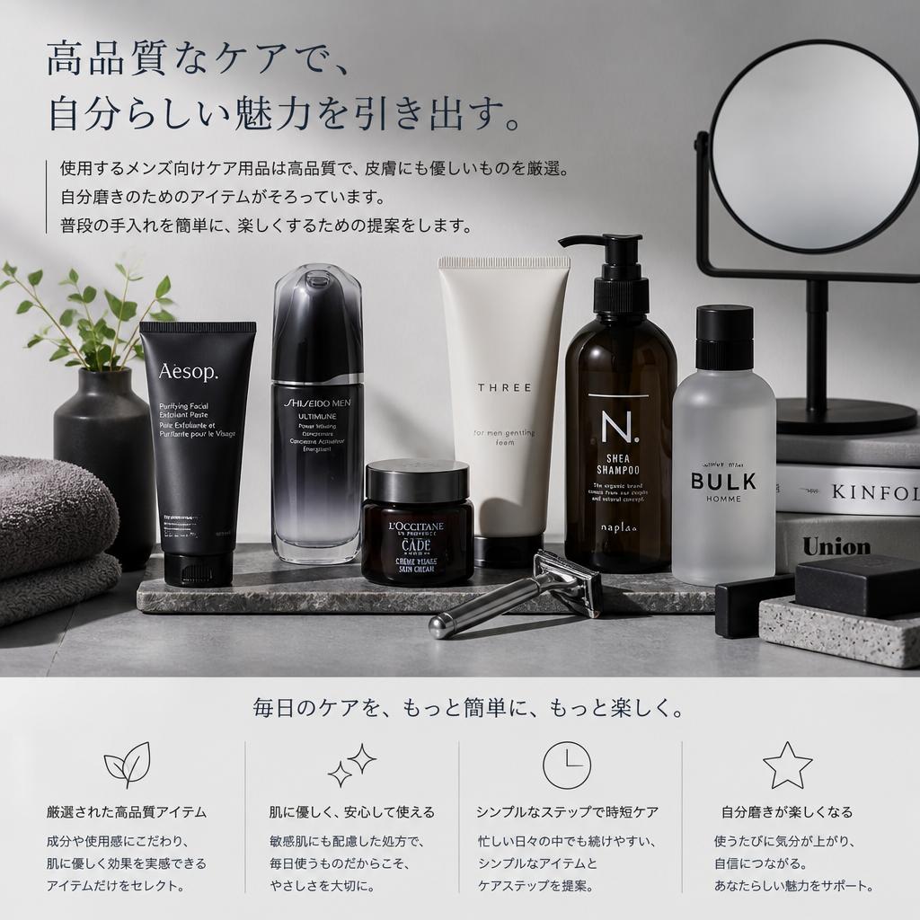 こだわりのケア用品