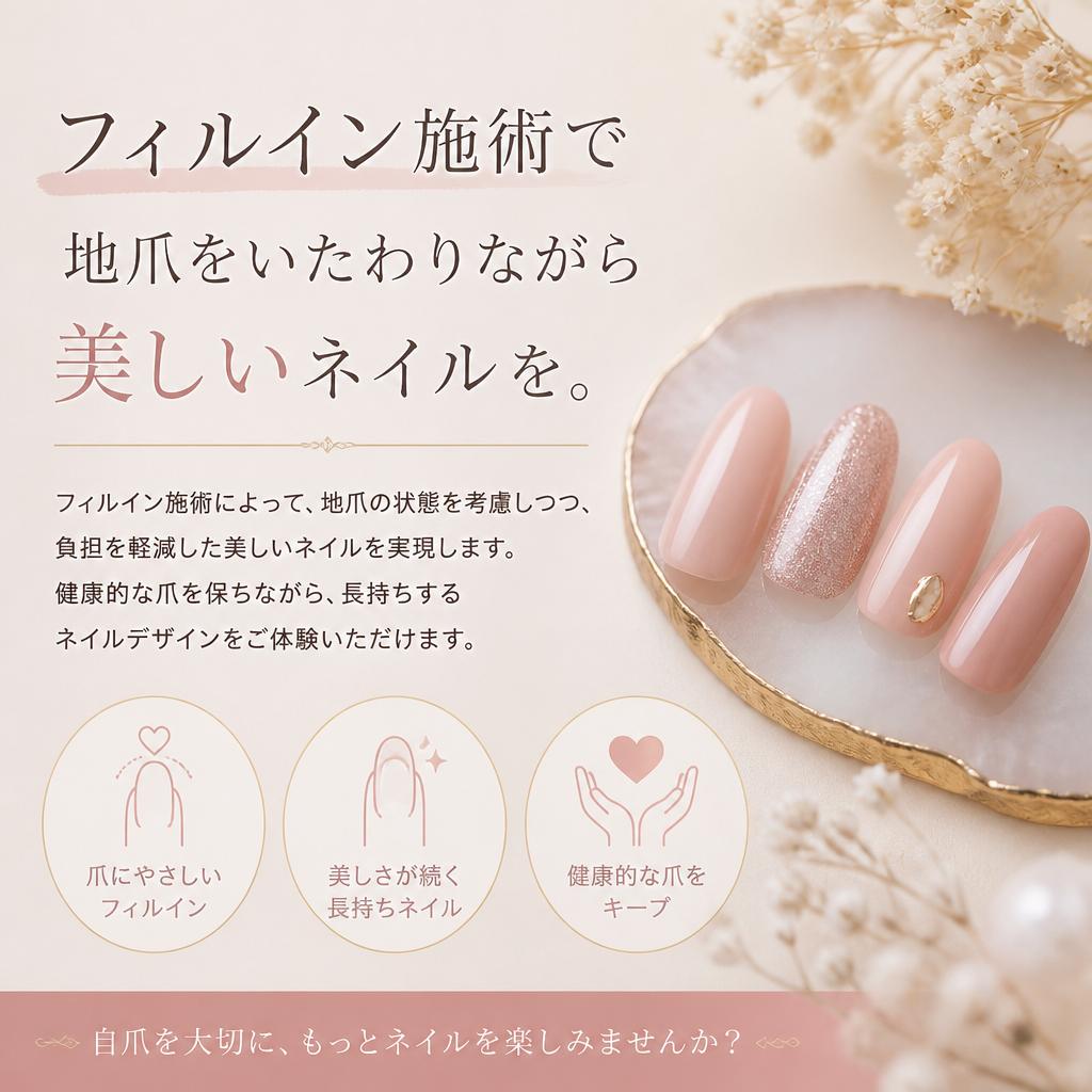 フィルイン対応の安心施術