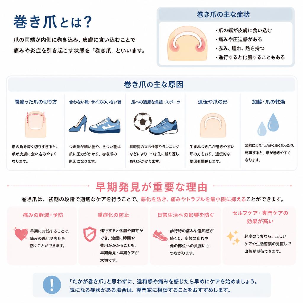 巻き爪とは？