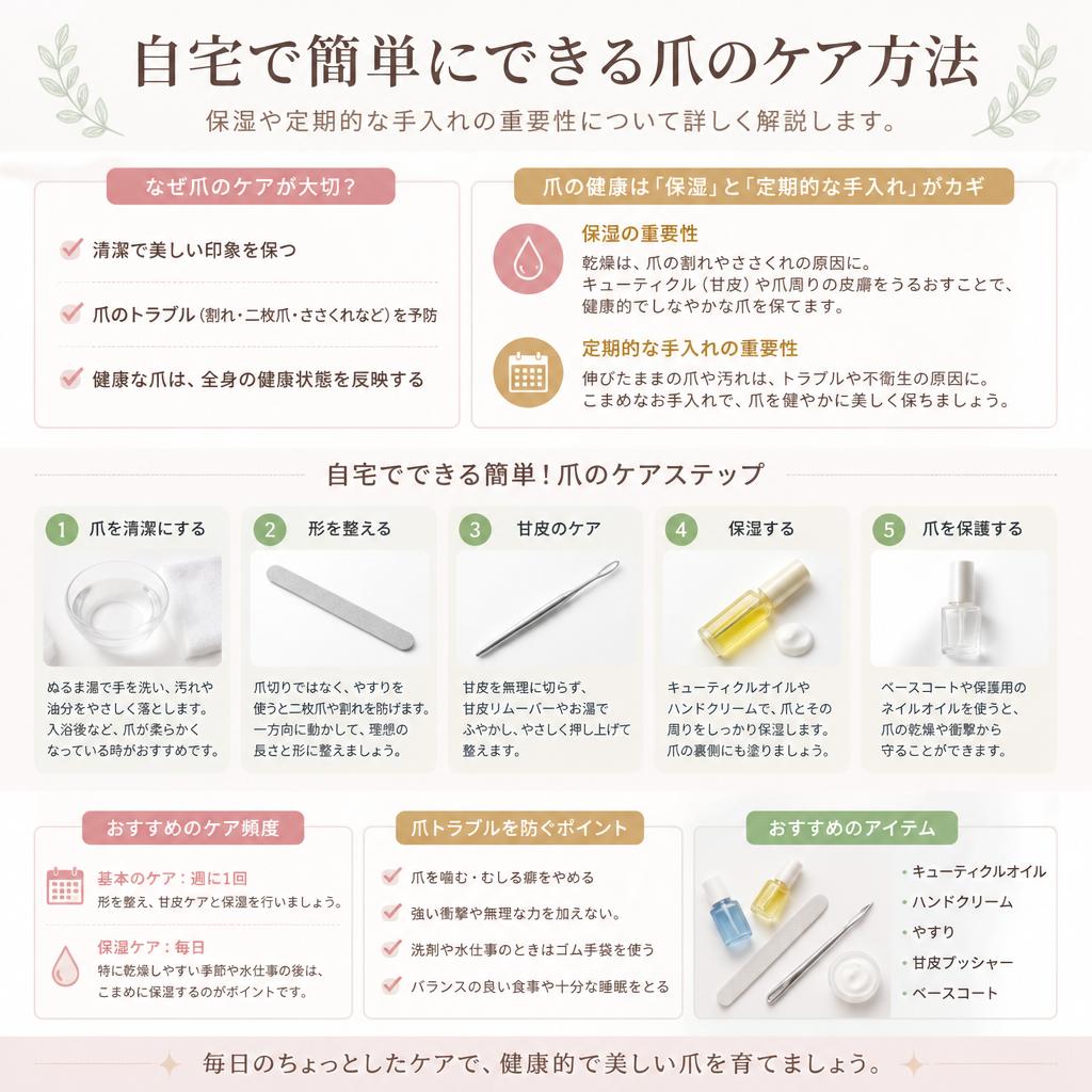 自宅でできる爪ケア