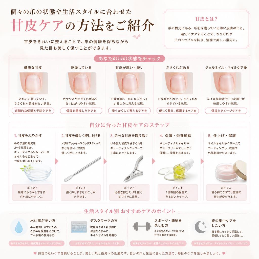 あなたに最適な甘皮ケア