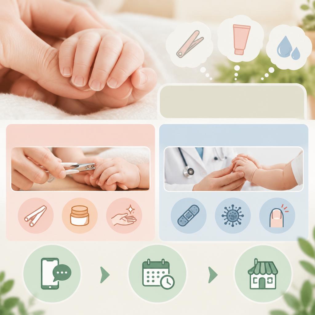 赤ちゃんの爪のお手入れに迷ったら、まずはご相談ください